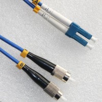 FC LC Duplex Armored Patch Cable 9/125 OS2 Singlemode