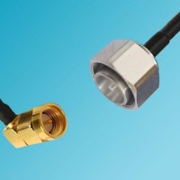 4.3/10 Mini DIN Male to SMA Male Right Angle RF Cable