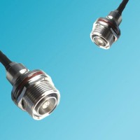 7/16 DIN Bulkhead Female to 7/16 DIN Bulkhead Female RF Cable