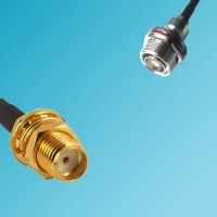 7/16 DIN Bulkhead Female to SMA Bulkhead Female RF Cable