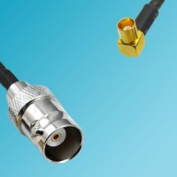 BNC Female to MCX Female Right Angle RF Cable
