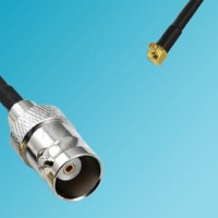 BNC Female to MMCX Male Right Angle RF Cable