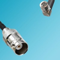 BNC Female to QMA Male Right Angle RF Cable