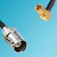 BNC Female to SMC Female Right Angle RF Cable