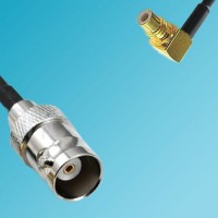 BNC Female to SMC Male Right Angle RF Cable