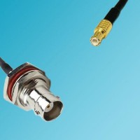 BNC Bulkhead Female to MCX Male RF Cable