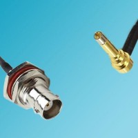 BNC Bulkhead Female to MS156 Male Right Angle RF Cable