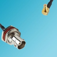 BNC Bulkhead Female to SMB Male Right Angle RF Cable