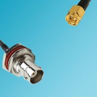 BNC Bulkhead Female to SSMA Male RF Cable