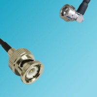 BNC Male to QN Male Right Angle RF Cable