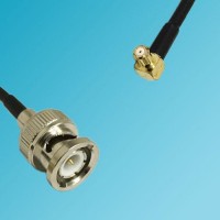 BNC Male to RP MCX Male Right Angle RF Cable