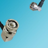 BNC Male Right Angle to QN Male Right Angle RF Cable