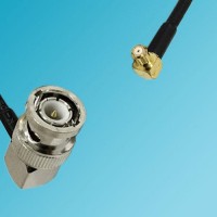 BNC Male Right Angle to RP MCX Male Right Angle RF Cable