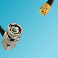 BNC Male Right Angle to SSMA Male RF Cable