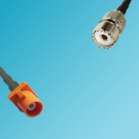 FAKRA SMB M Male to UHF Female RF Cable