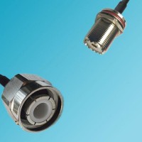 HN Male to UHF Bulkhead Female RF Cable