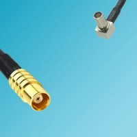 MCX Female to MS147 Male Right Angle RF Coaxial Cable
