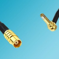 MCX Female to MS156 Male Right Angle RF Coaxial Cable