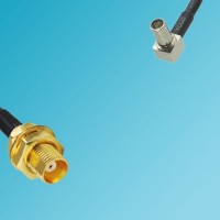 MCX Bulkhead Female to MS147 Male Right Angle RF Cable