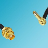 MCX Bulkhead Female to MS156 Male Right Angle RF Cable