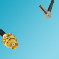 MCX Bulkhead Female to MS162 Male Right Angle RF Cable