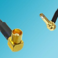MCX Female Right Angle to MS156 Male Right Angle RF Coaxial Cable
