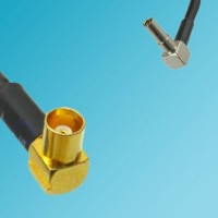 MCX Female Right Angle to MS162 Male Right Angle RF Coaxial Cable