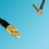 MCX Male to MS162 Male Right Angle RF Cable