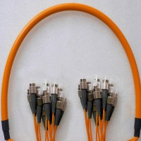 12 Fiber FC/PC FC/PC 50/125 OM2 Multimode Patch Cable