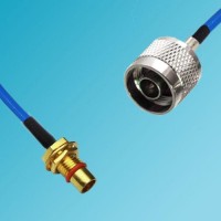 BMA Bulkhead Male to N Male Semi-Flexible Cable