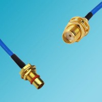 BMA Bulkhead Male to SMA Bulkhead Female Semi-Flexible Cable