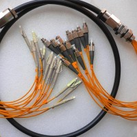 12 Strand FC LC 50 Multimode Outdoor Waterproof Patch Cable