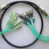 12 Strand FC SC OM3 Multimode Outdoor Waterproof Patch Cable