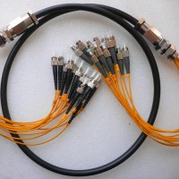 12 Strand FC ST 62.5 Multimode Outdoor Waterproof Patch Cable