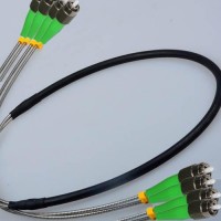 Indoor/Outdoor 4 Fiber FC/APC FC/APC Patch Cable 9/125 Singlemode