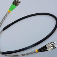 Indoor/Outdoor 2 Fiber FC/APC FC Patch Cable 9/125 Singlemode