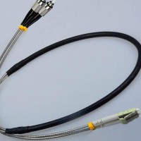 Indoor/Outdoor 2 Fiber FC LC Patch Cable 62.5/125 OM1 Multimode