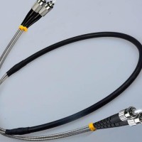 Indoor/Outdoor 2 Fiber FC ST Patch Cable 50/125 OM2 Multimode