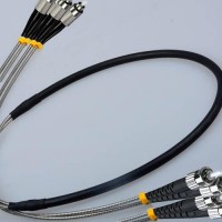 Indoor/Outdoor 4 Fiber FC ST Patch Cable 62.5/125 OM1 Multimode