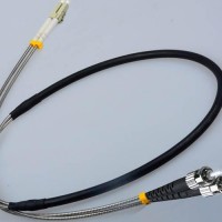 Indoor/Outdoor 2 Fiber LC ST Patch Cable 50/125 OM2 Multimode