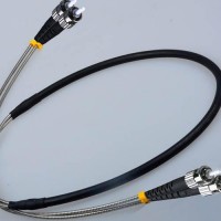 Indoor/Outdoor 2 Fiber ST ST Patch Cable 9/125 Singlemode