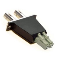 LC/PC Male to ST/PC Female Duplex Adapter Multimode