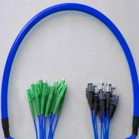 12 Fiber Armored Breakout FC/UPC LC/APC Singlemode Patch Cable