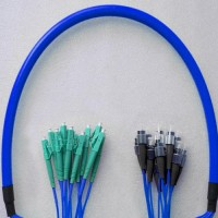 12 Fiber Armored Breakout FC/UPC LC/UPC Singlemode Patch Cable