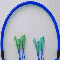 4 Fiber Armored Breakout LC/APC LC/UPC Singlemode Patch Cable