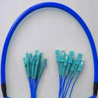 8 Fiber Armored Breakout LC/UPC SC/UPC Singlemode Patch Cable