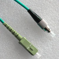 FC SC Simplex Armored Patch Cable 50/125 OM3 Multimode