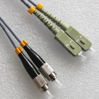 FC SC Duplex Armored Patch Cable 62.5/125 OM1 Multimode