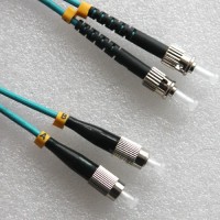 FC ST Duplex Armored Patch Cable 50/125 OM4 Multimode