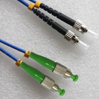 FC/APC ST Duplex Armored Patch Cable 9/125 OS2 Singlemode